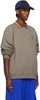 Taupe Significant Patch Sweatshirt