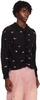 Black & Pink Graphic Cardigan