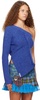 Blue Hand Twist Sweater