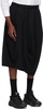 Black Asymmetric Hem Skirt