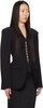 Black Corset Tube Blazer