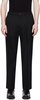 Black Wide Tapered Trousers