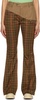 Brown Mika Diagonal Trousers