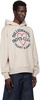 Beige Heart & Mind Stencil Hoodie