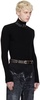 Black Jacquard Sweater