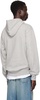 Gray Small Arch Logo Hoodie