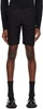 Black Hard Twist Finx Shorts