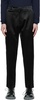 Black Ziggurat Trousers