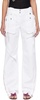 SSENSE Exclusive White Denim Cargo Pants