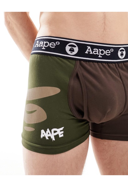 AAPE By A Bathing Ape camo print boxer briefs in multi