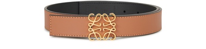 Anagram leather belt