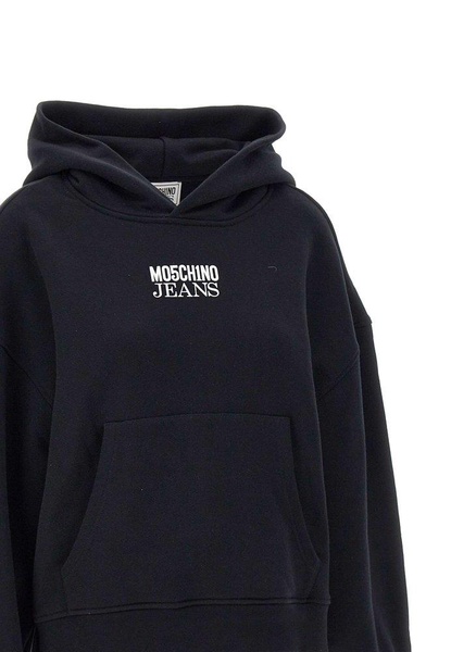 Moschino Jeans Logo Printed Hoodie