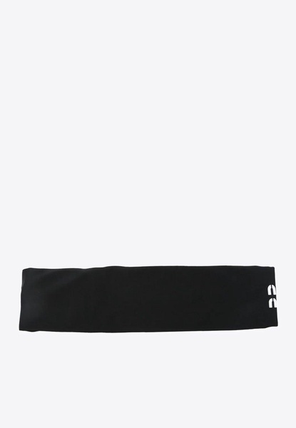 Rubberized Logo Jersey Headband