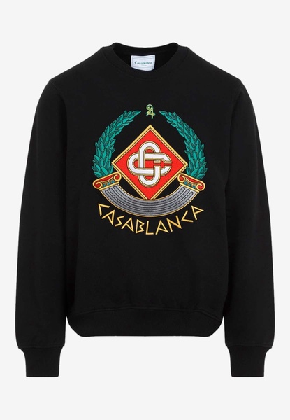 Crest Embroidered Sweatshirt