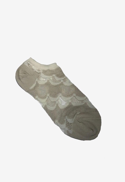 Embroidered Lace Ankle Socks