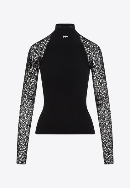 W Net Long-Sleeved Top