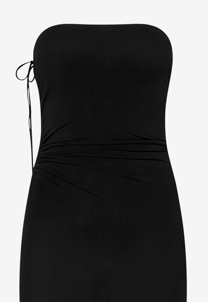 Fatal Draping Sleeveless Midi Dress