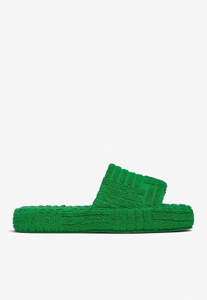 Green Resort Sponge Sandals