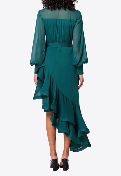 Genevieve Asymmetric Ruffled Dress