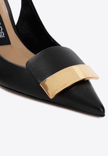 SR1 75 Slingback Pumps in Nappa Leather