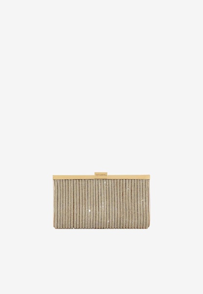 Sundance Crystal-Embellished Clutch