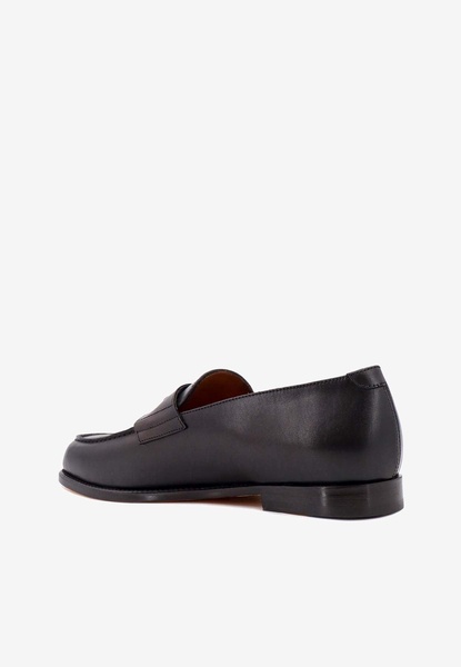 Mario Leather Penny Loafers