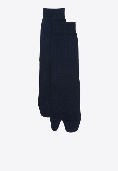 Tabi Ribbed Knit Socks