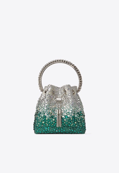 Crystal-Embellished Bon Bon Bucket Bag