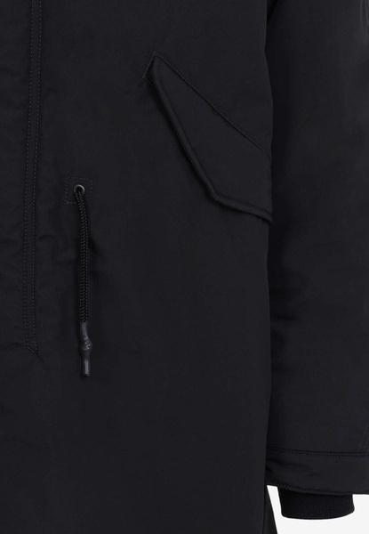 Hooded Coat in Tech Fabric