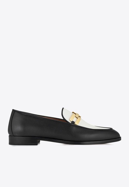 Brandi Logo Leather Loafers