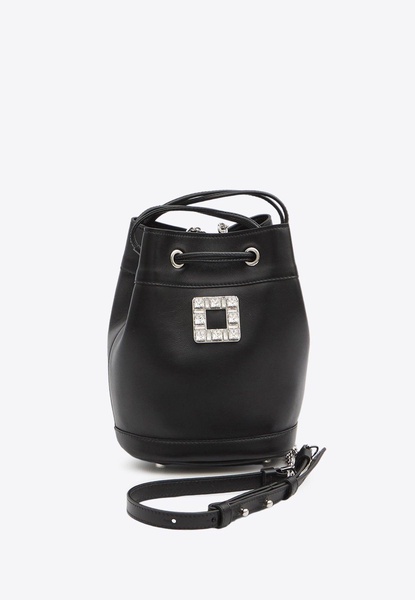 Very Vivier Calf Leather Bucket Bag