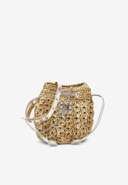 Very Vivier Crochet Bucket Bag