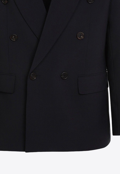 Marri Double-Breasted Wool Blazer