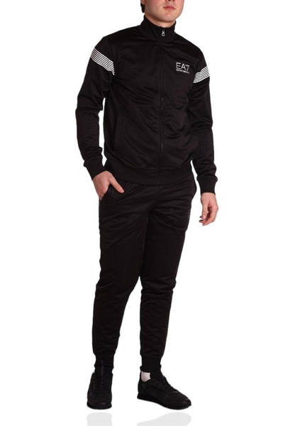 Ea7 Emporio Armani Logo-Printed Tracksuit Set