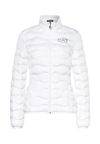 Ea7 Emporio Armani Logo-Printed Zipped Padded Jacket