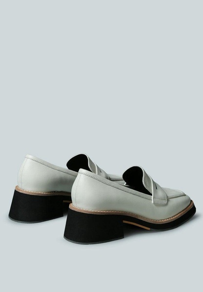 Moore Lead Lady Loafers - White