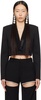 Black Crystal-Cut Blazer