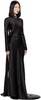 Black Demy X-Long Maxi Dress