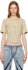 Taupe Corset T-Shirt