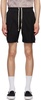 Black Cargo Pocket Shorts