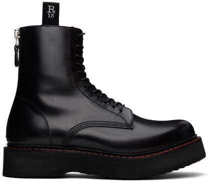 Black Single Stack Boots