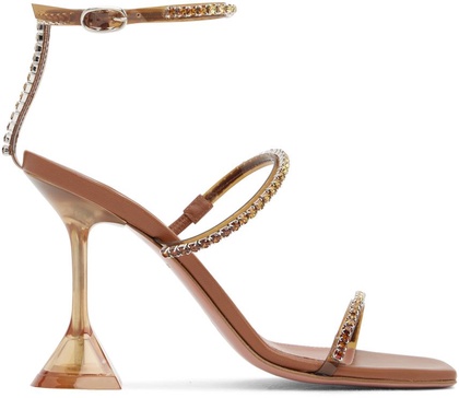 Brown Gilda Heeled Sandals