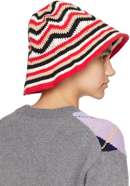 Multicolor Embroidered Bucket Hat