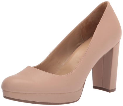 S Berlin Chunky High Heel Platform Pump,beige Crème Brulee,10