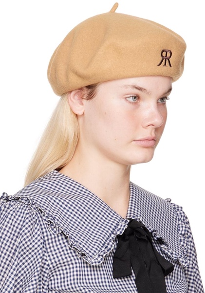 Brown Wool Beret