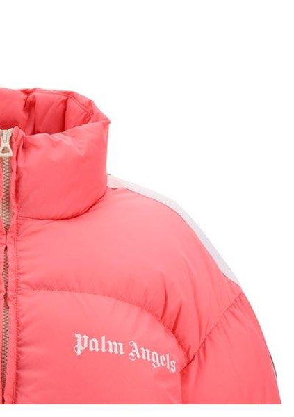 Palm Angels Logo Printed Track Down Jacket