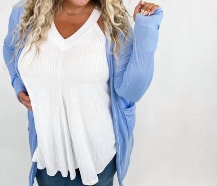 valentines sierra cardigans in baby blue