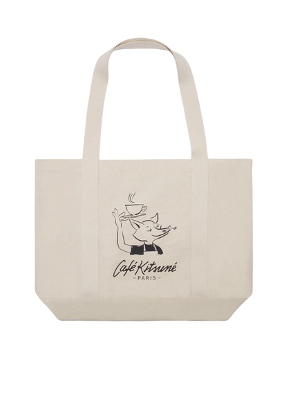 Cafe Kitsune Fox Tote Bag