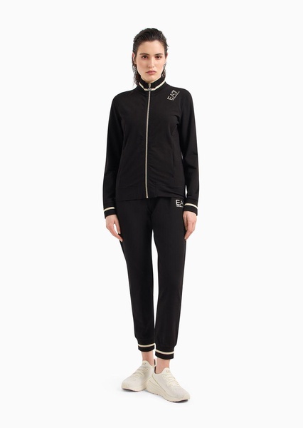 Core Lady stretch-cotton tracksuit