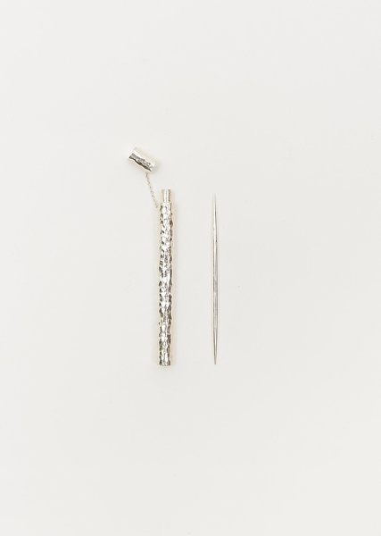 Silver Toothpick and Case